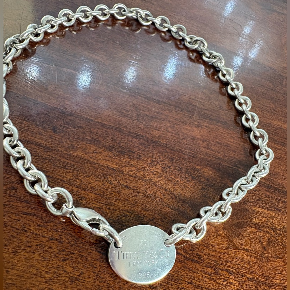VINTAGE TIFFANY & CO “Return To Tiffany” sterling silver choker - Picture 4 of 10